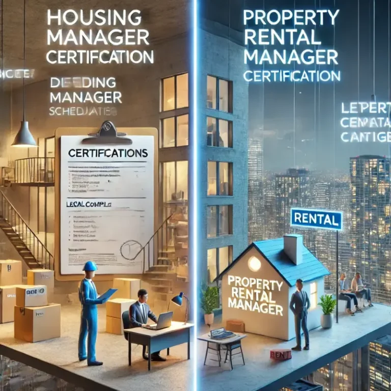 주택관리사와 임대관리 자격증의 차이점과 장단점
