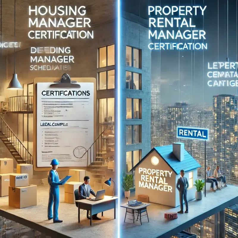 주택관리사와 임대관리 자격증의 차이점과 장단점