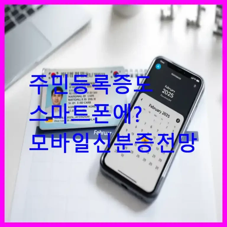 주민등록증도 스마트폰에? 모바일 신분증 전망