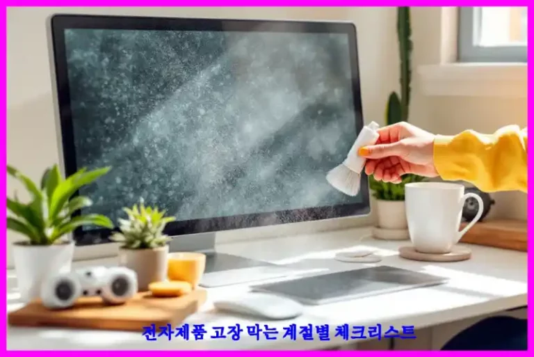 전자제품 고장 막는 계절별 체크리스트