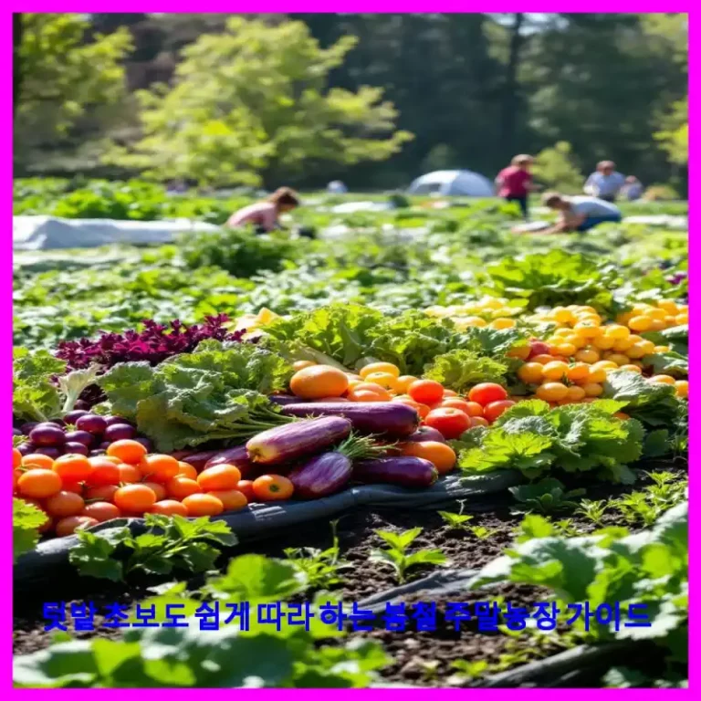 텃밭 초보도 쉽게 따라 하는 봄철 주말농장 가이드