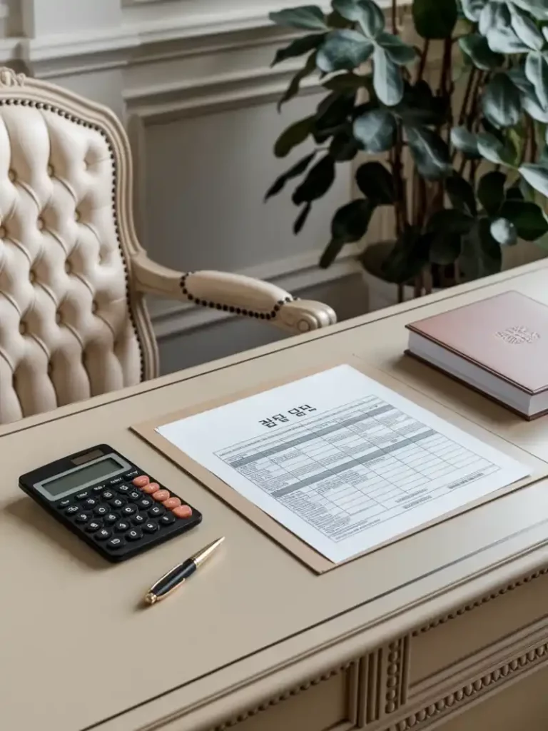 종합소득세 과세표준확정신고 및 납부계산서