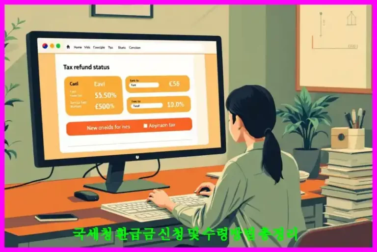 국세청 환급금 신청 및 수령방법 총정리