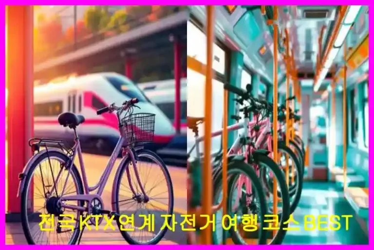 전국 KTX 연계 자전거 여행 코스 BEST