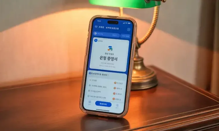 모바일로 통장사본 발급받는 쉬운 방법