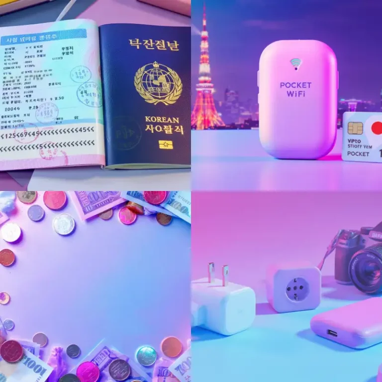 일본 여행 준비