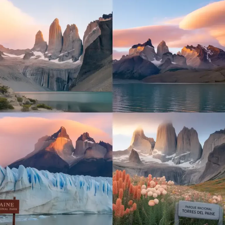 칠레 토레스 델 파이네 국립공원