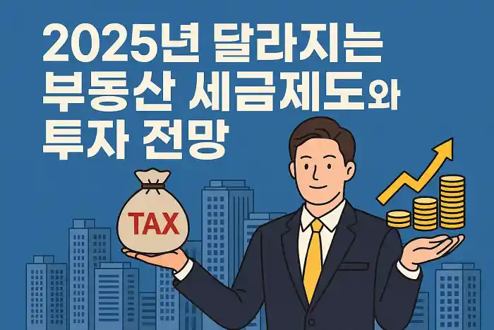 2025년 달라지는 부동산 세금제도와 투자 전망