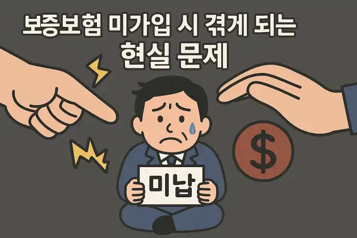 보증보험 미가입 시 겪게 되는 현실 문제