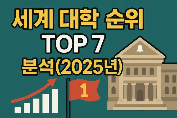 세계 대학 순위 TOP 7 분석