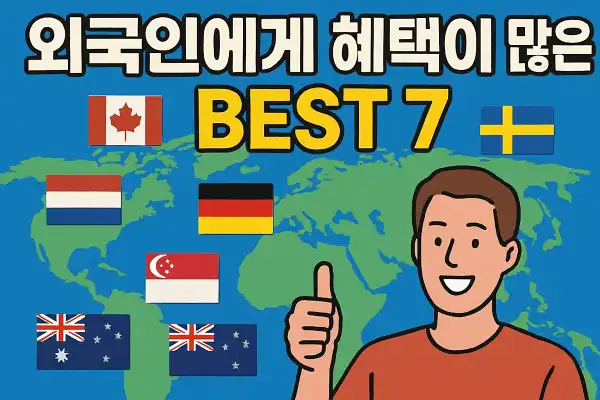 외국인에게 혜택이 많은 나라 BEST 7