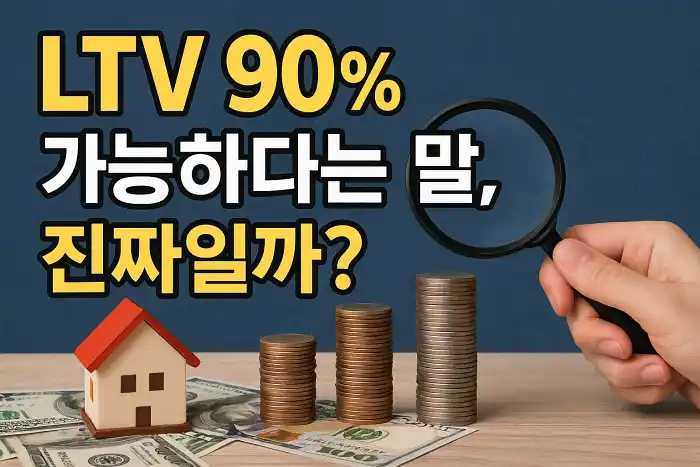 LTV 90% 가능하다는 말, 진짜일까?