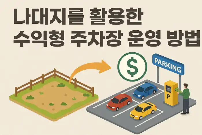 나대지를 활용한 수익형 주차장 운영 방법