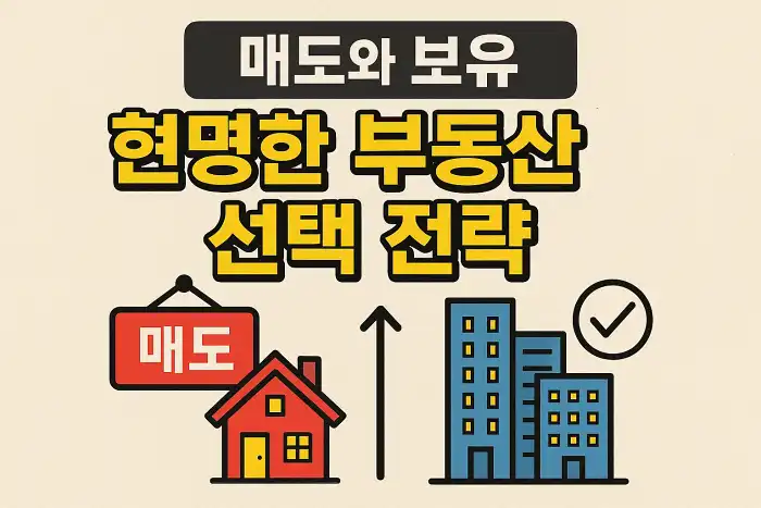 매도와 보유, 현명한 부동산 선택 전략