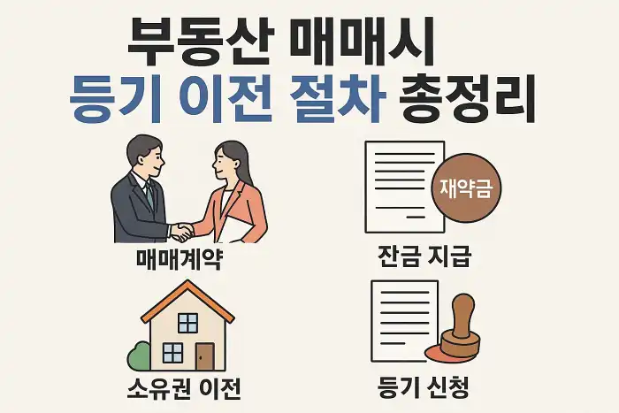 부동산 매매시 등기 이전 절차 총정리