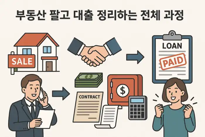 부동산 팔고 대출 정리하는 전체 과정