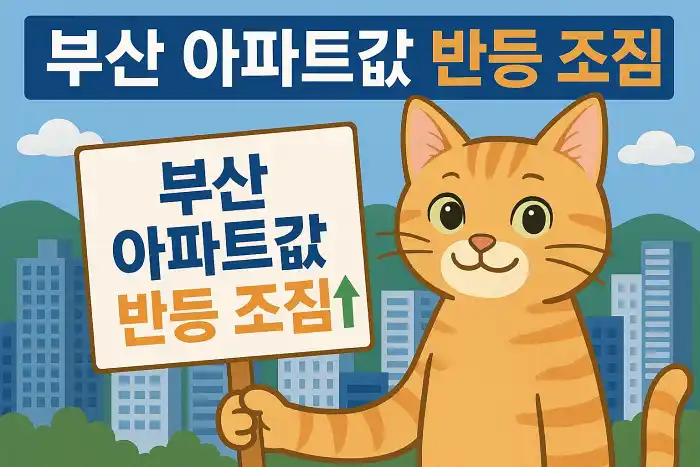 부산 아파트값 반등 조짐 살펴보기