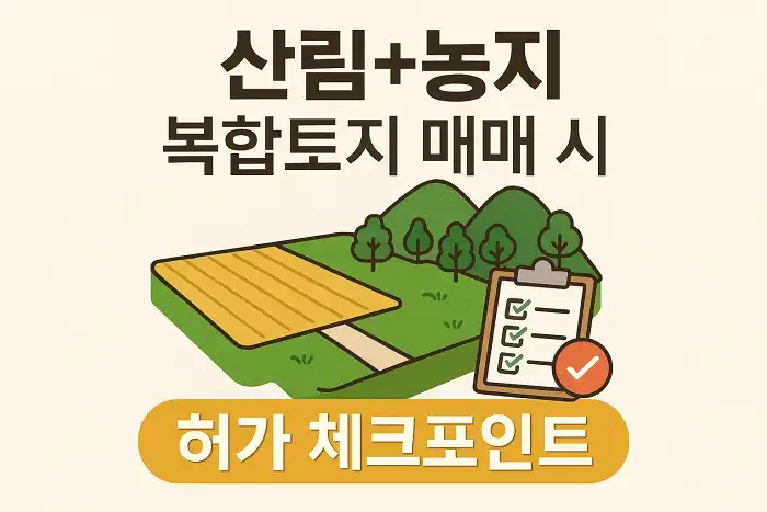 임야+농지 복합토지 매매 시 허가 체크포인트