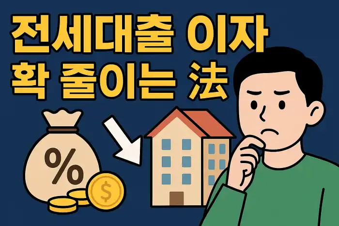 전세대출 이자 확 줄이는 법