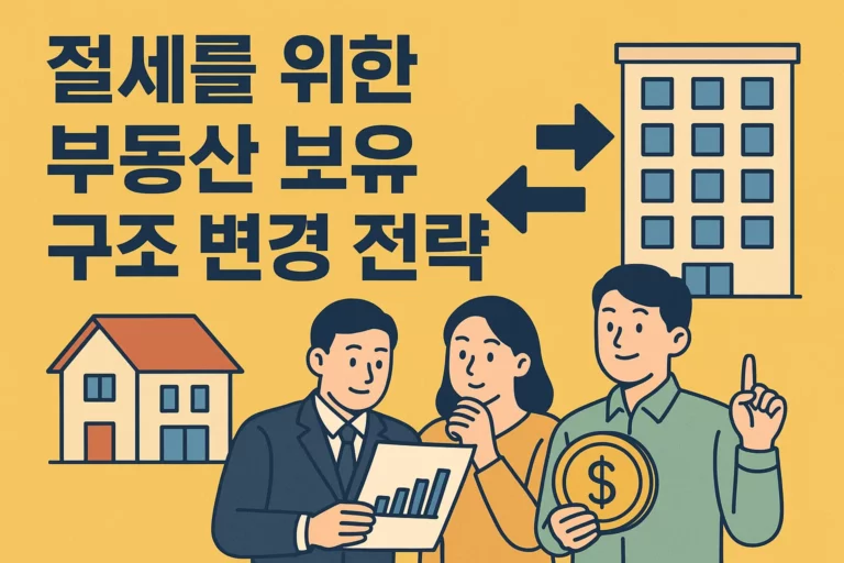 절세를 위한 부동산 보유 구조 변경 전략