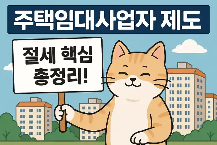 주택임대사업자 제도, 절세 핵심 총정리!