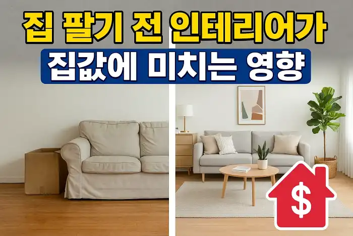집 팔기 전 인테리어가 집값에 미치는 영향