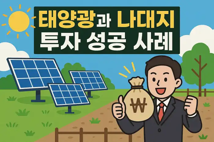 태양광과 나대지 투자 성공 실제 사례
