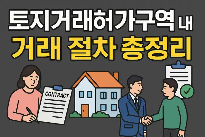 토지거래허가구역 내 거래 절차 총정리