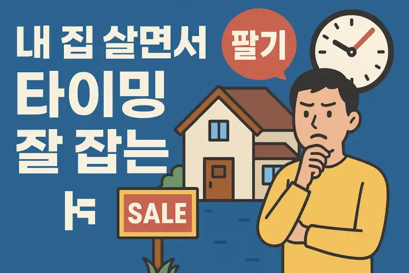 내 집 살면서 팔기, 타이밍 잘 잡는 법