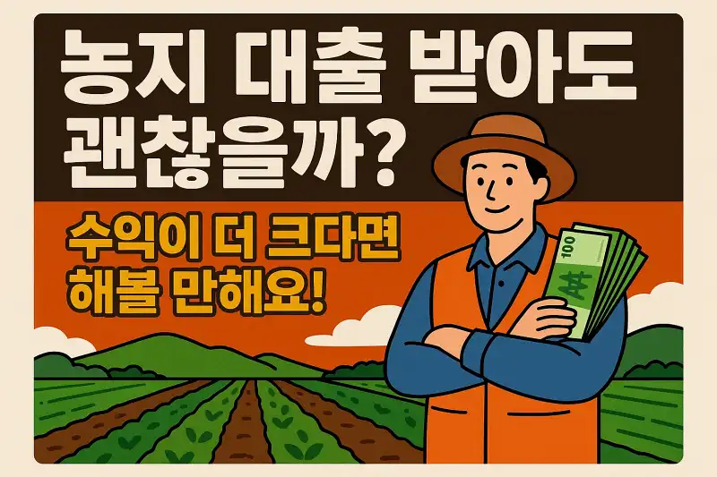 농지 대출 받아도 괜찮을까? 수익이 더 크다면 해볼 만해요!