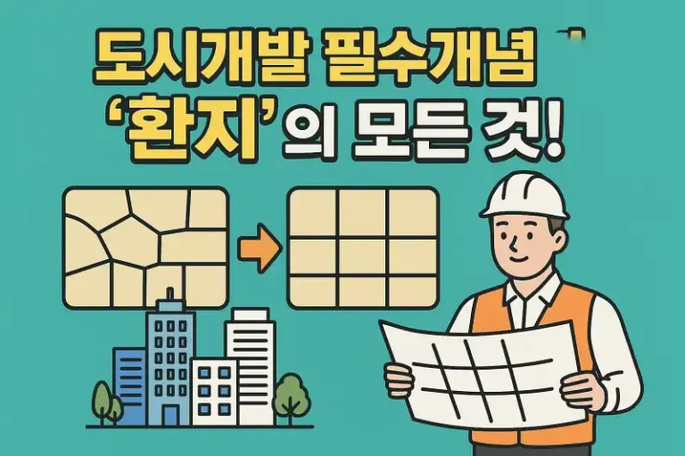 도시개발 필수개념 ‘환지’의 모든 것!