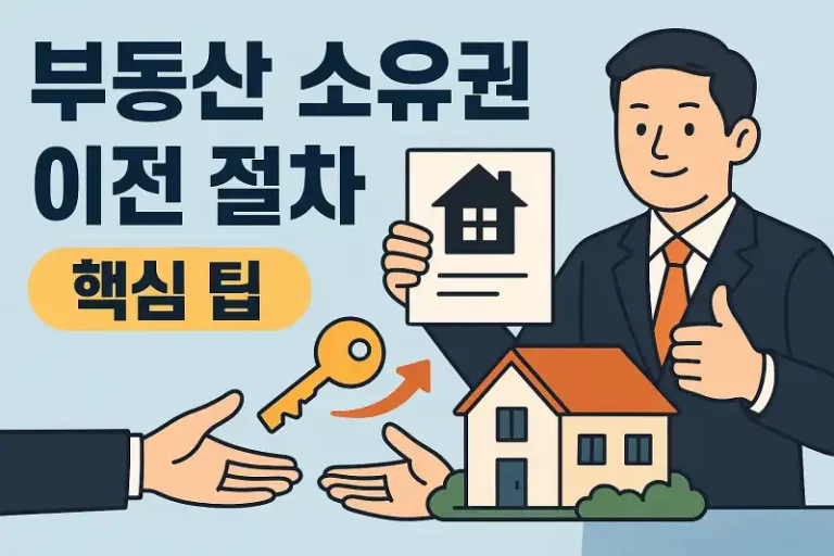 부동산 소유권 이전 절차와 핵심 팁