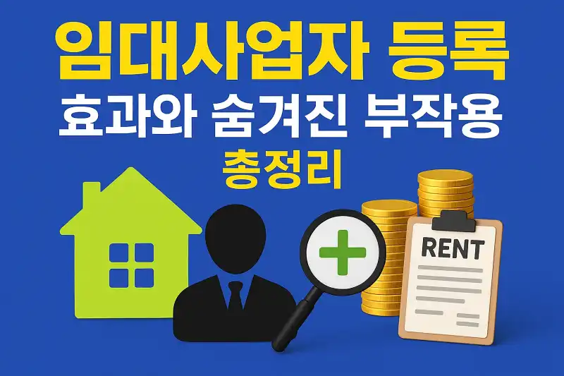임대사업자 등록, 효과와 숨겨진 부작용 총정리