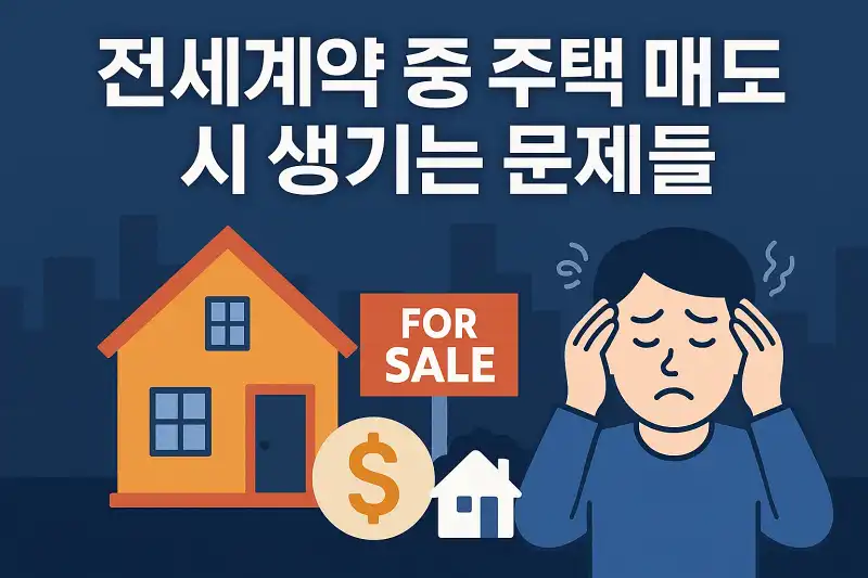전세계약 중 주택 매도 시 생기는 문제들