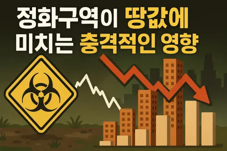 정화구역이 땅값에 미치는 충격적인 영향