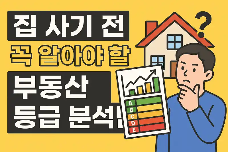 집 사기 전 꼭 알아야 할 부동산 등급 분석법