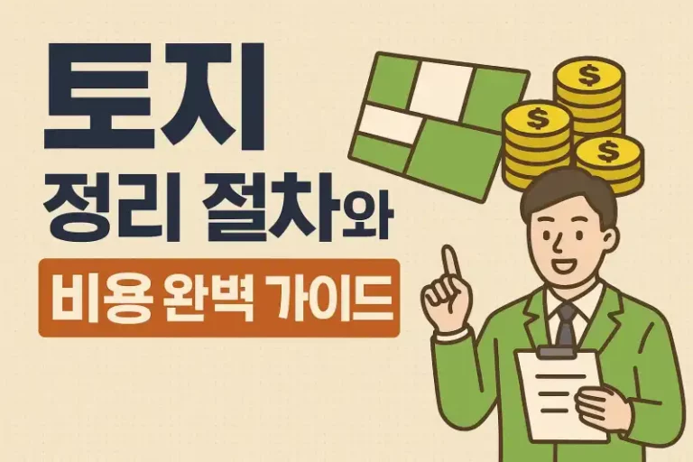 토지 정리 절차와 비용 완벽 가이드