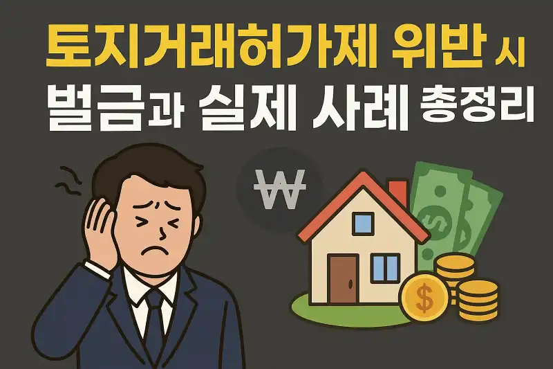 토지거래허가제 위반 시 벌금과 실제 사례 총정리