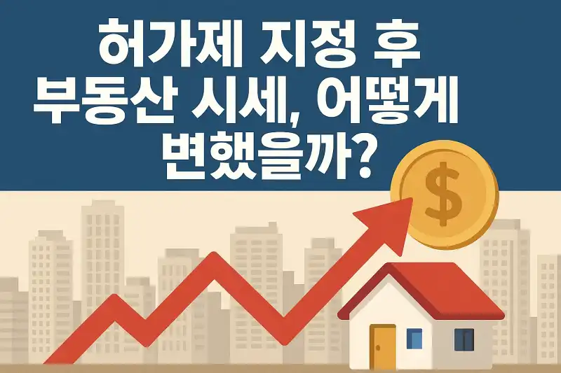 허가제 지정 후 부동산 시세, 어떻게 변했을까?