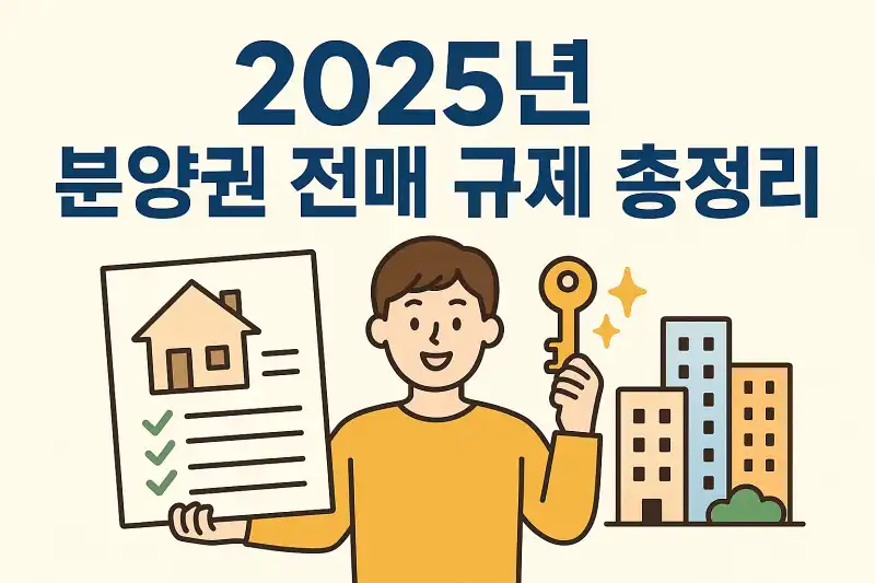 2025년 분양권 전매 규제 총정리