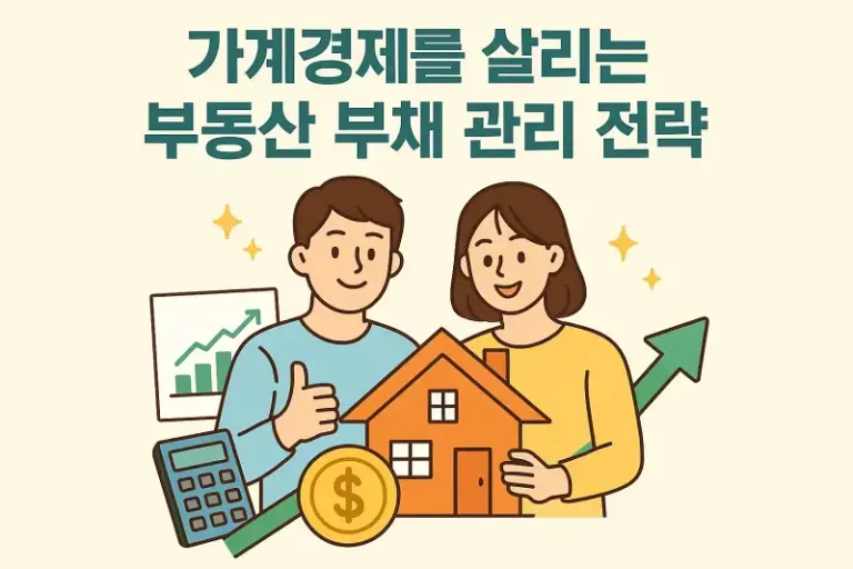 가계경제를 살리는 부동산 부채 관리 전략
