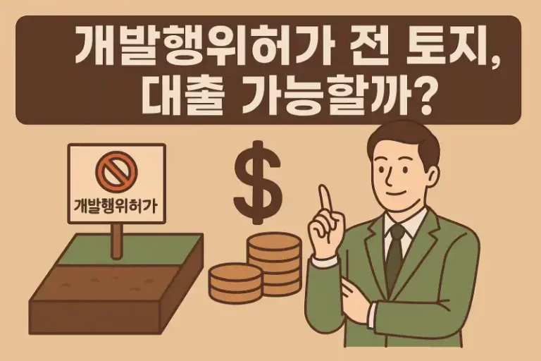 개발행위허가 전 토지, 대출 가능할까?