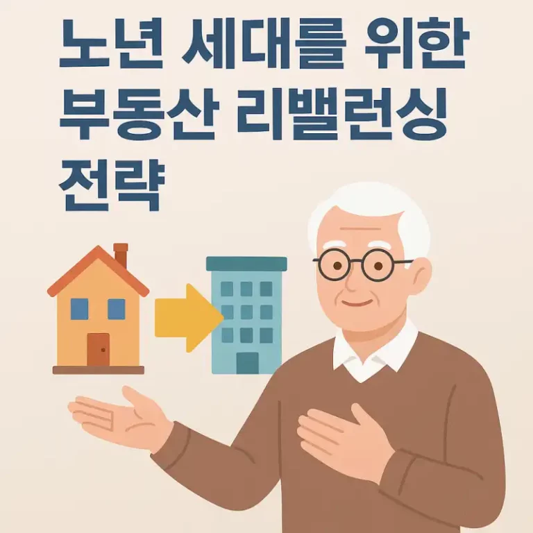 노년 세대를 위한 부동산 리밸런싱 전략