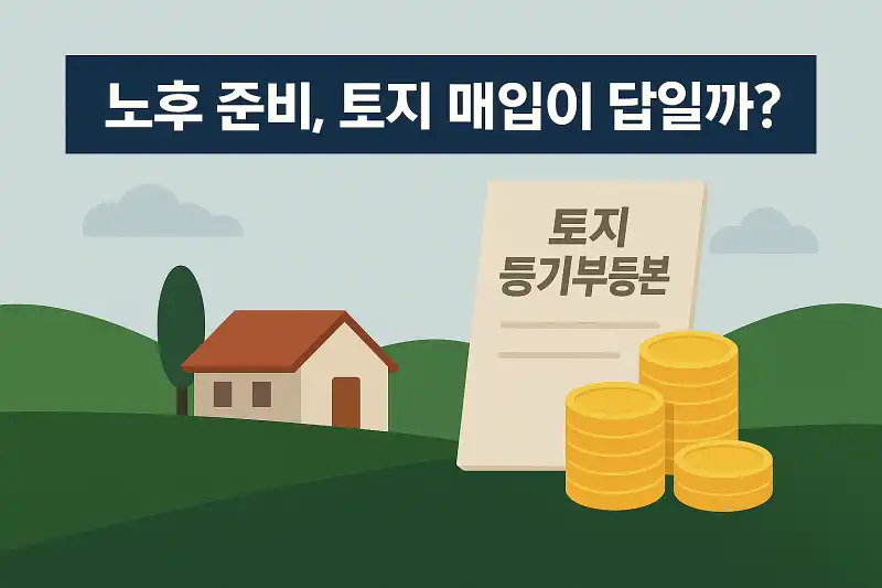 노후 준비, 토지 매입이 답일까?