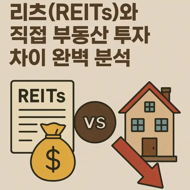 부동산 ETF vs 직접 토지 투자 비교 분석