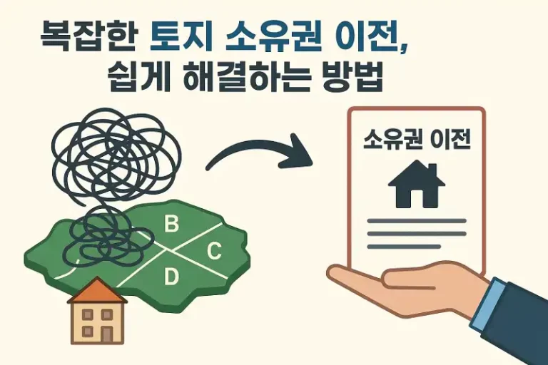 복잡한 토지 소유권 이전, 쉽게 해결하는 방법