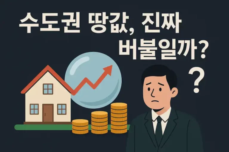 수도권 땅값, 진짜 버블일까?