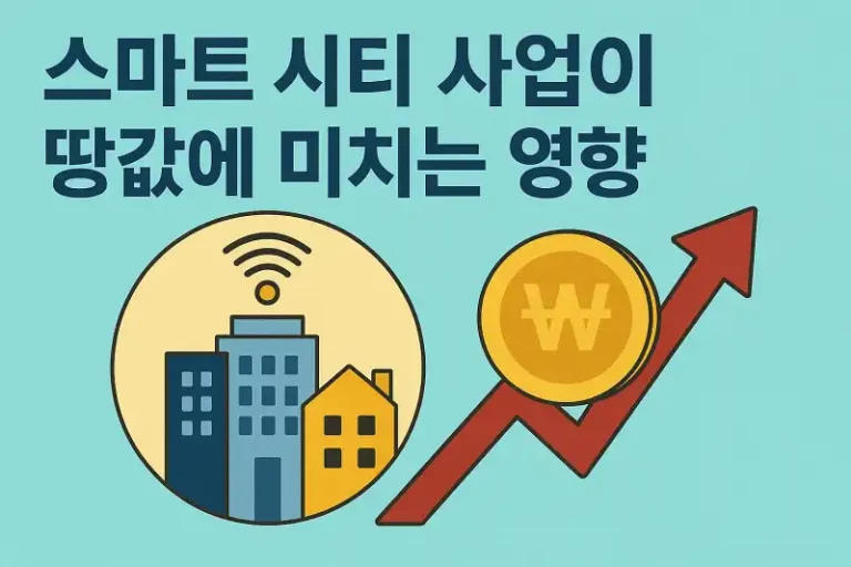 스마트 시티 사업이 땅값에 미치는 영향