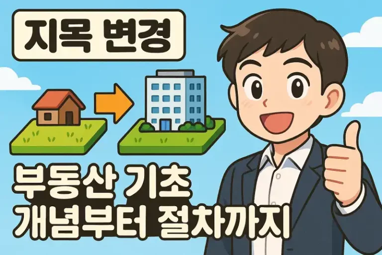지목 변경, 부동산 기초 개념부터 절차까지