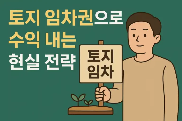 토지 임차권으로 수익 내는 현실 전략